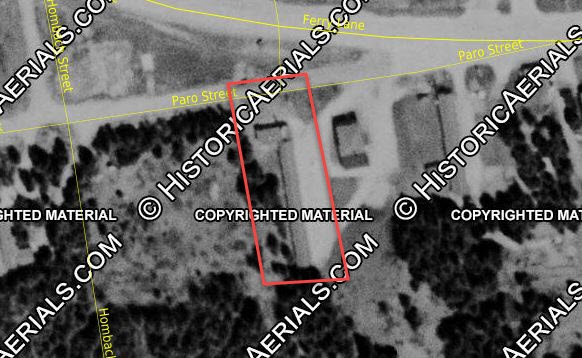 Holiday Park Motel (Park Motel) - 1954 Aerial (newer photo)